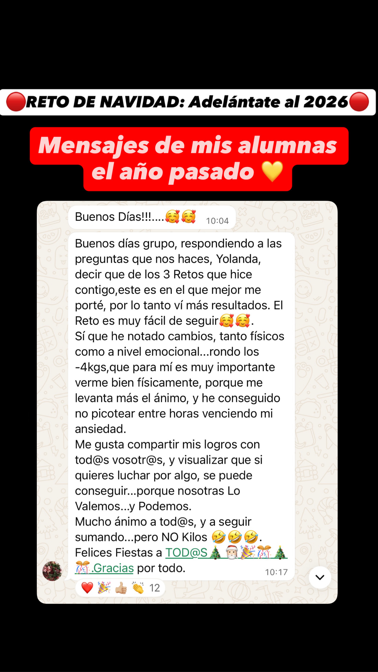 Reto de NAVIDAD: Adelántate al 2026 sin kilos de más - Imagen 4